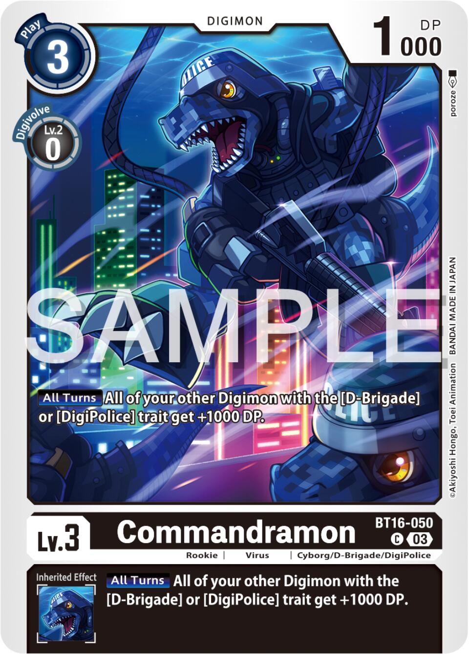 Image of Commandramon [BT16-050] [Beginning Observer]
