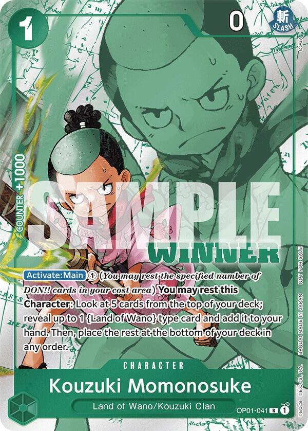 Image of Kouzuki Momonosuke (Winner Pack Vol. 7) [One Piece Promotion Cards]