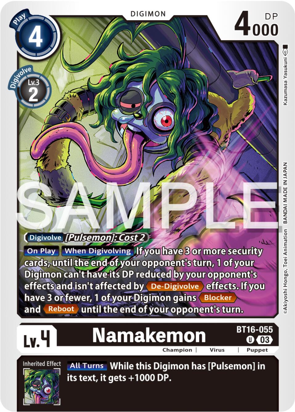 Image of Namakemon [BT16-055] [Beginning Observer]