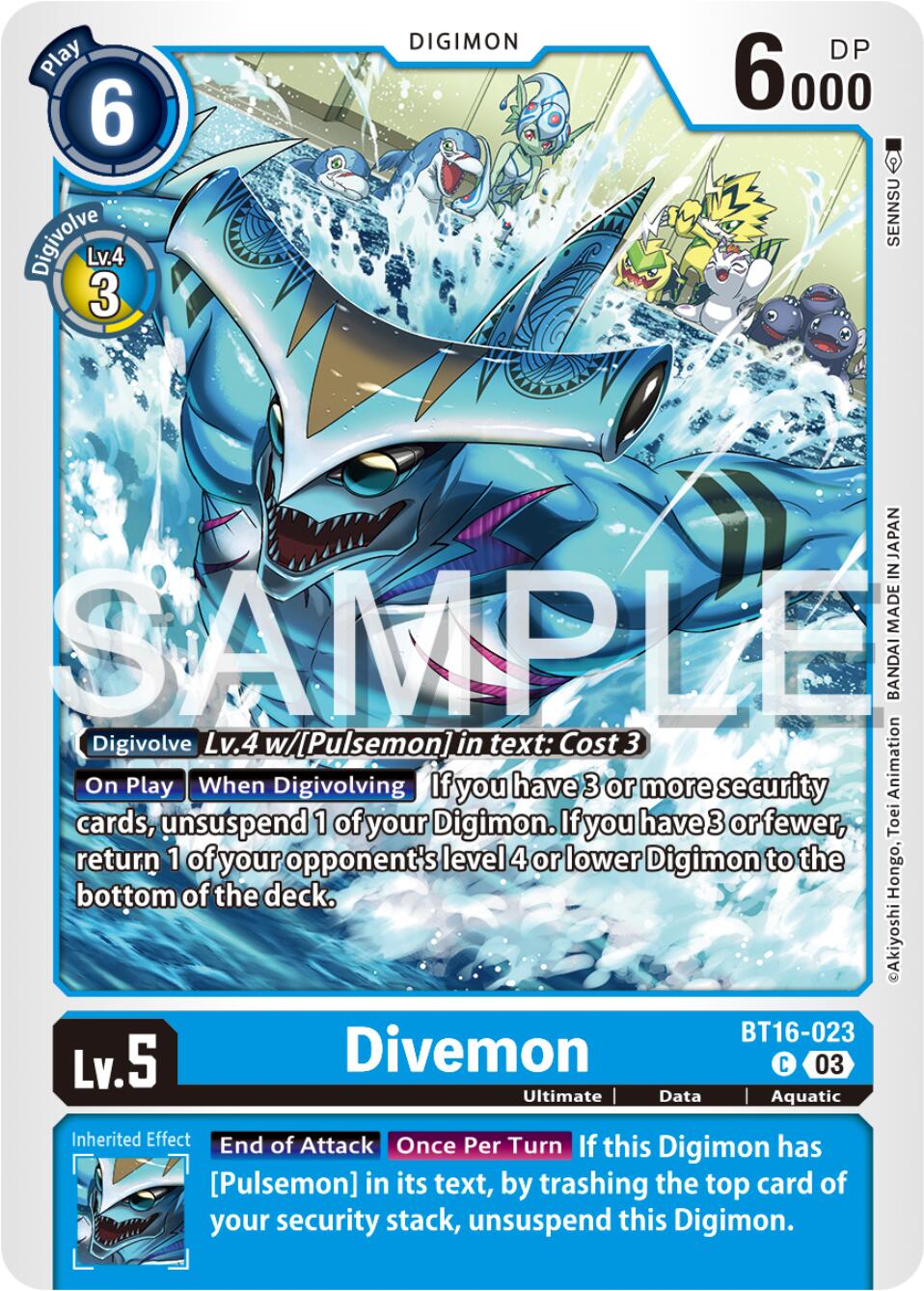 Image of Divemon [BT16-023] [Beginning Observer]
