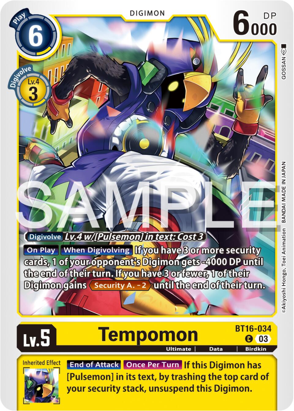 Image of Tempomon [BT16-034] [Beginning Observer]