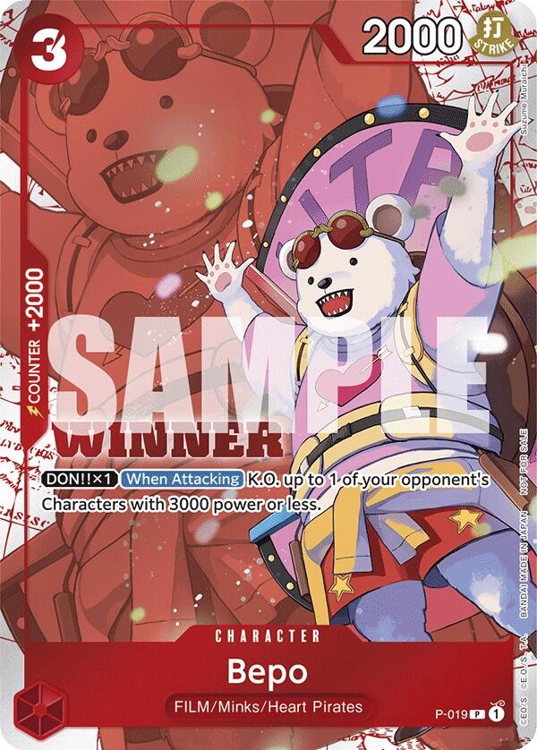 Image of Bepo (Winner Pack Vol. 7) [One Piece Promotion Cards]