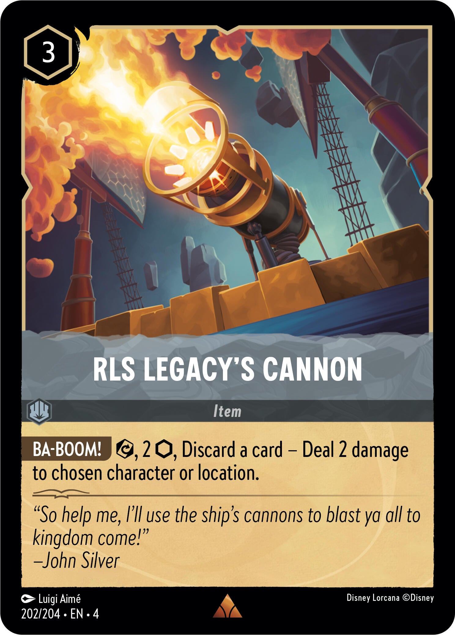 Image of RLS Legacy's Cannon (202/204) [Ursula's Return]