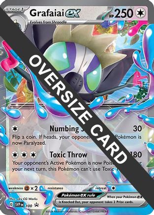Image of Grafaiai ex 100  - Holofoil Jumbo Cards - Promo