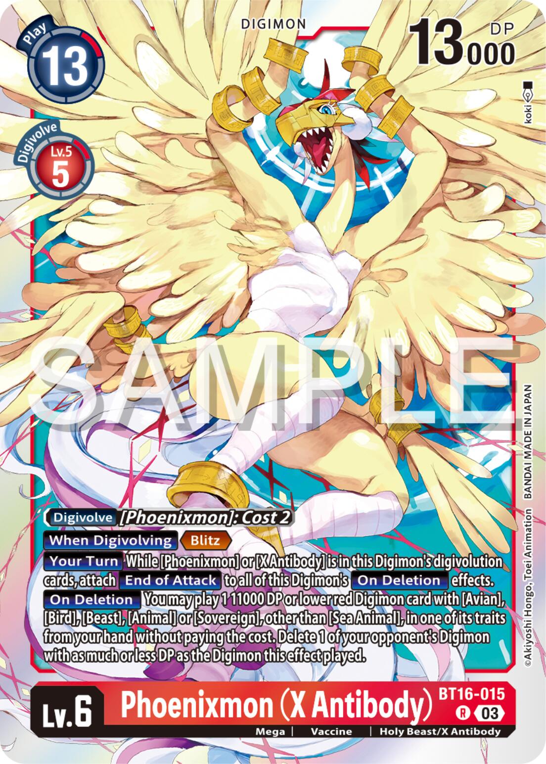 Image of Phoenixmon (X Antibody) [BT16-015] [Beginning Observer]