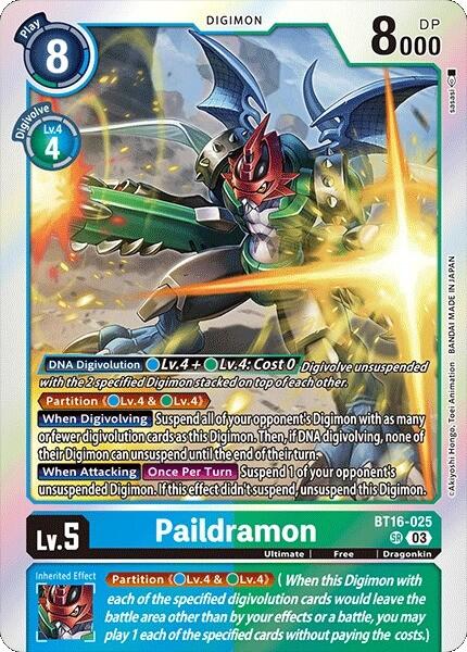 Image of Paildramon [BT16-025] [Beginning Observer]