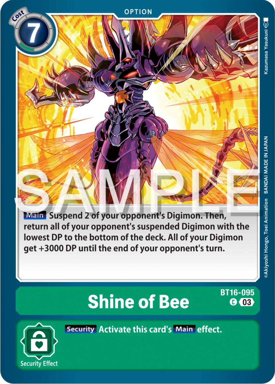 Image of Shine of Bee [BT16-095] [Beginning Observer]