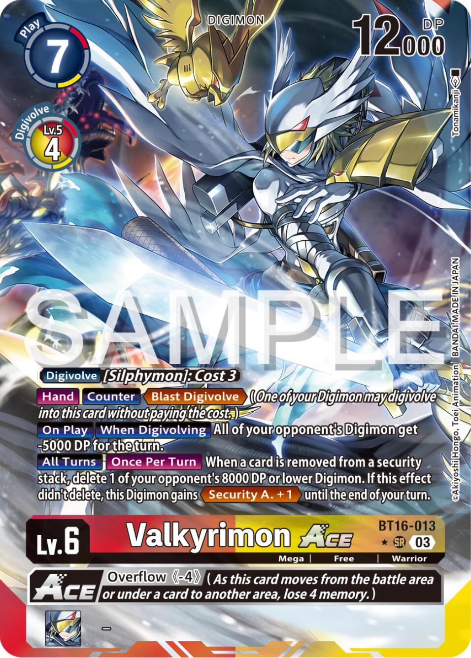 Image of Valkyrimon Ace [BT16-013] (Alternate Art) [Beginning Observer]