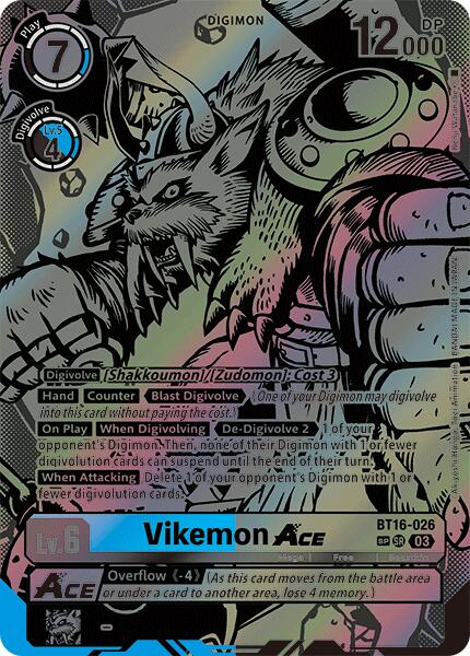 Image of Vikemon Ace [BT16-026] (Textured) [Beginning Observer]