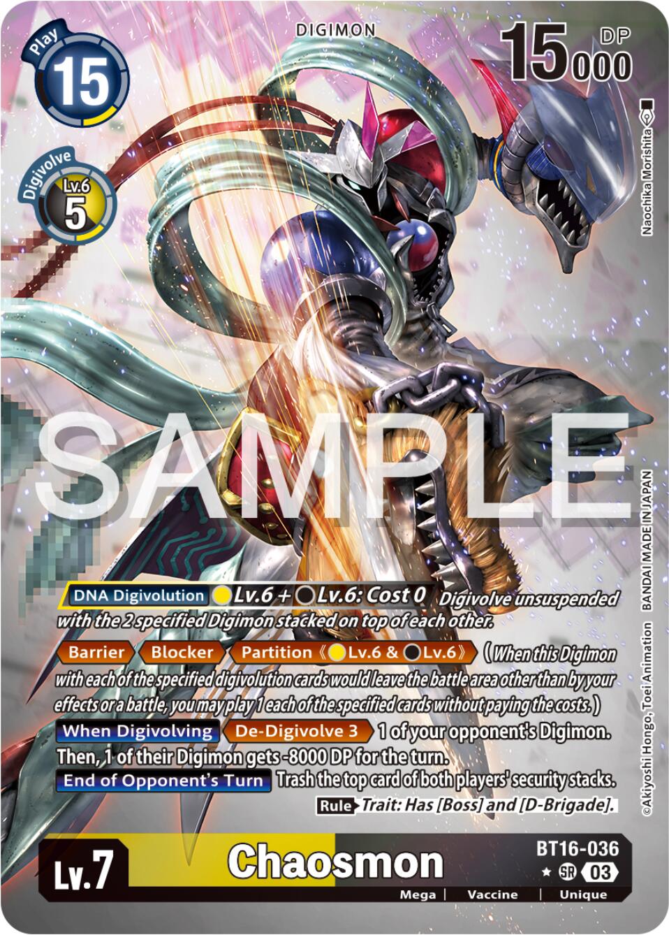 Image of Chaosmon [BT16-036] (Alternate Art) [Beginning Observer]