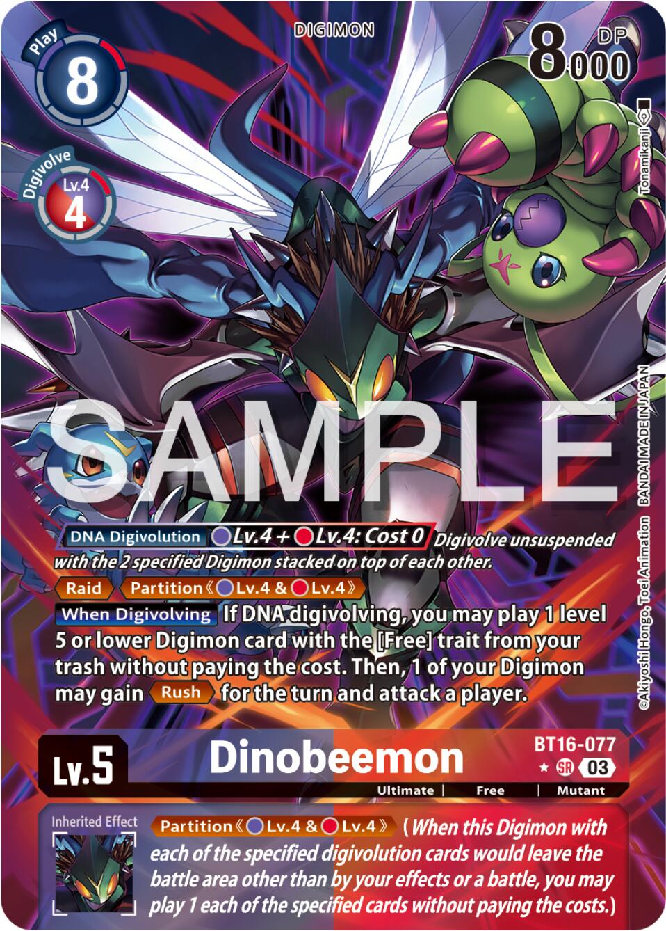 Image of Dinobeemon [BT16-077] (Alternate Art) [Beginning Observer]
