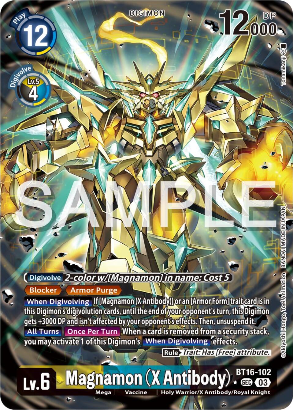 Image of Magnamon (X Antibody) [BT16-102] (Alternate Art) [Beginning Observer]