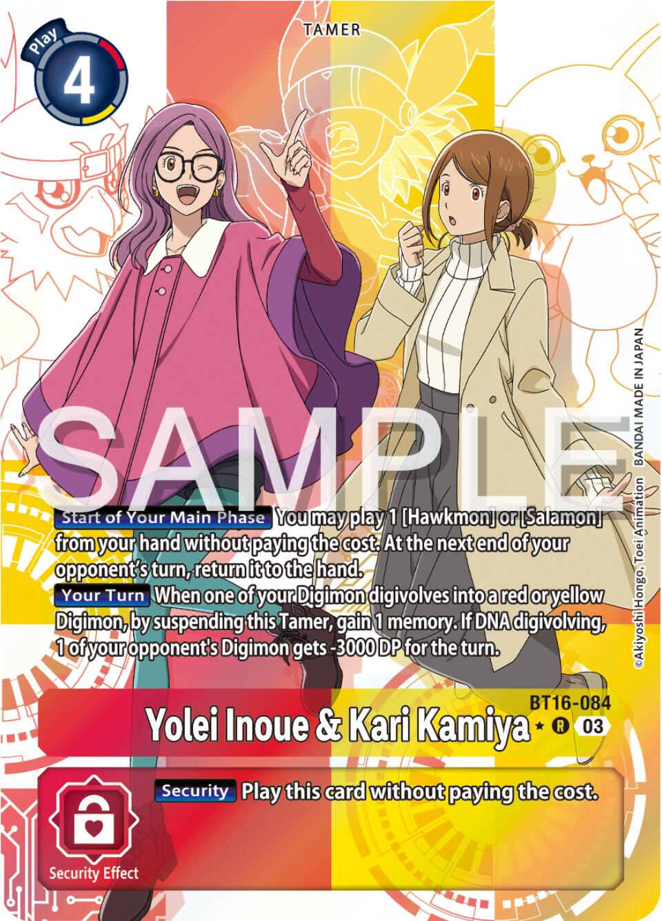 Image of Yolei Inoue & Kari Kamiya [BT16-084] (Alternate Art) [Beginning Observer]