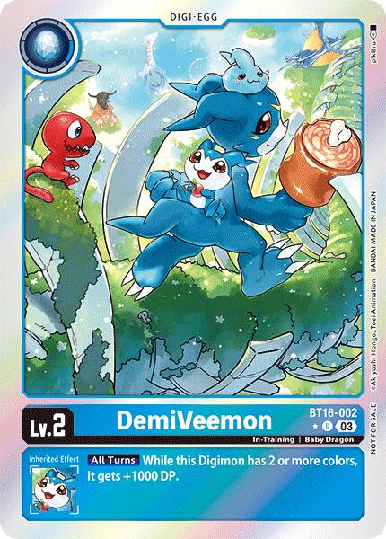 Image of DemiVeemon [BT16-002] (Box Promotion Pack: Beginning Observer) [Beginning Observer Promos]