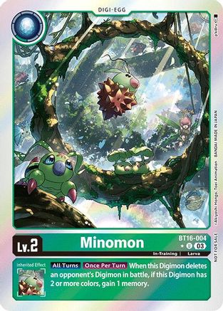 Image of Minomon [BT16-004] (Box Promotion Pack: Beginning Observer) [Beginning Observer Promos]