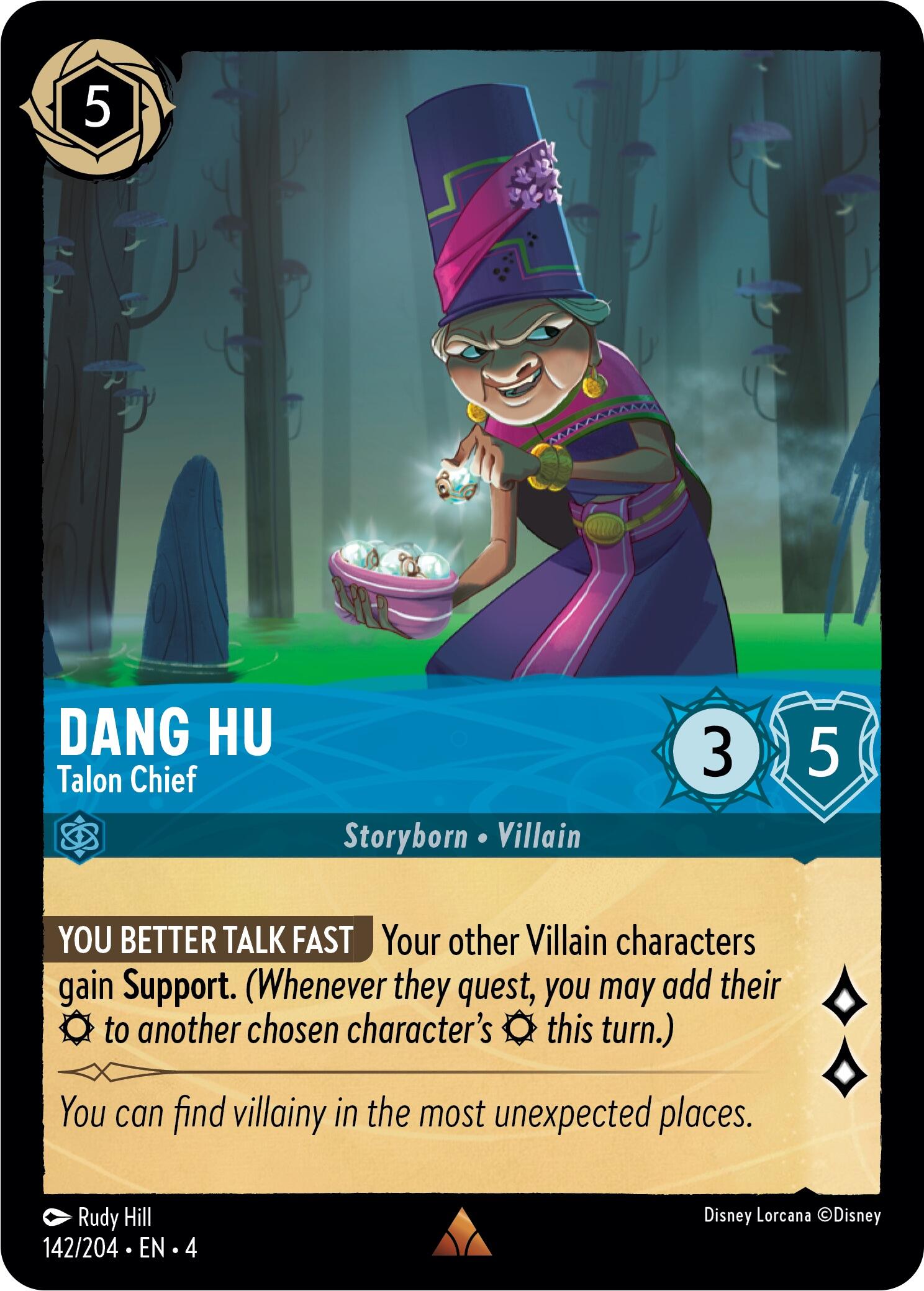 Image of Dang Hu - Talon Chief (142/204) [Ursula's Return]