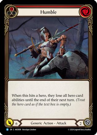 Image of Humble (Red) [AKO009] (Armory Deck: Kayo)