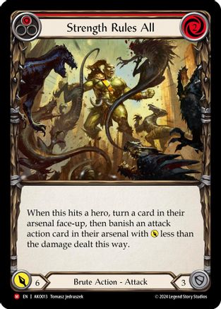 Image of Strength Rules All [AKO013] (Armory Deck: Kayo)