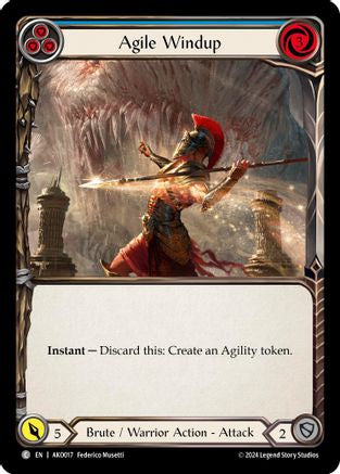 Image of Agile Windup (Blue) [AKO017] (Armory Deck: Kayo)