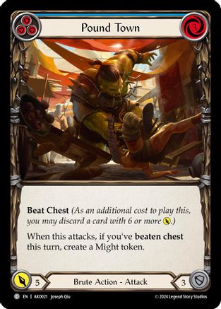 Image of Pound Town (Blue) [AKO021] (Armory Deck: Kayo)