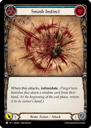 Image of Smash Instinct (Blue) [AKO025] (Armory Deck: Kayo)