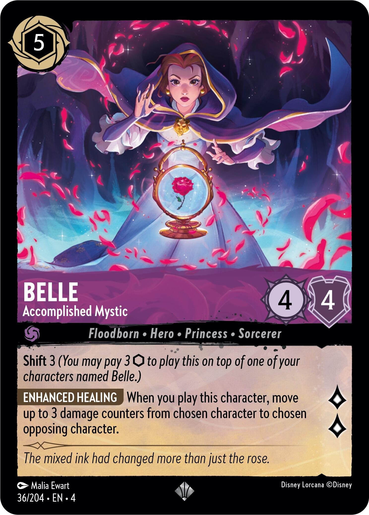 Image of Belle - Accomplished Mystic (36/204) [Ursula's Return]