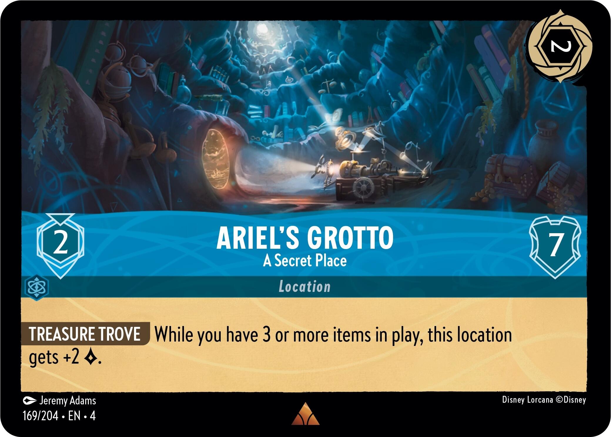 Image of Ariel's Grotto - A Secret Place (169/204) [Ursula's Return]