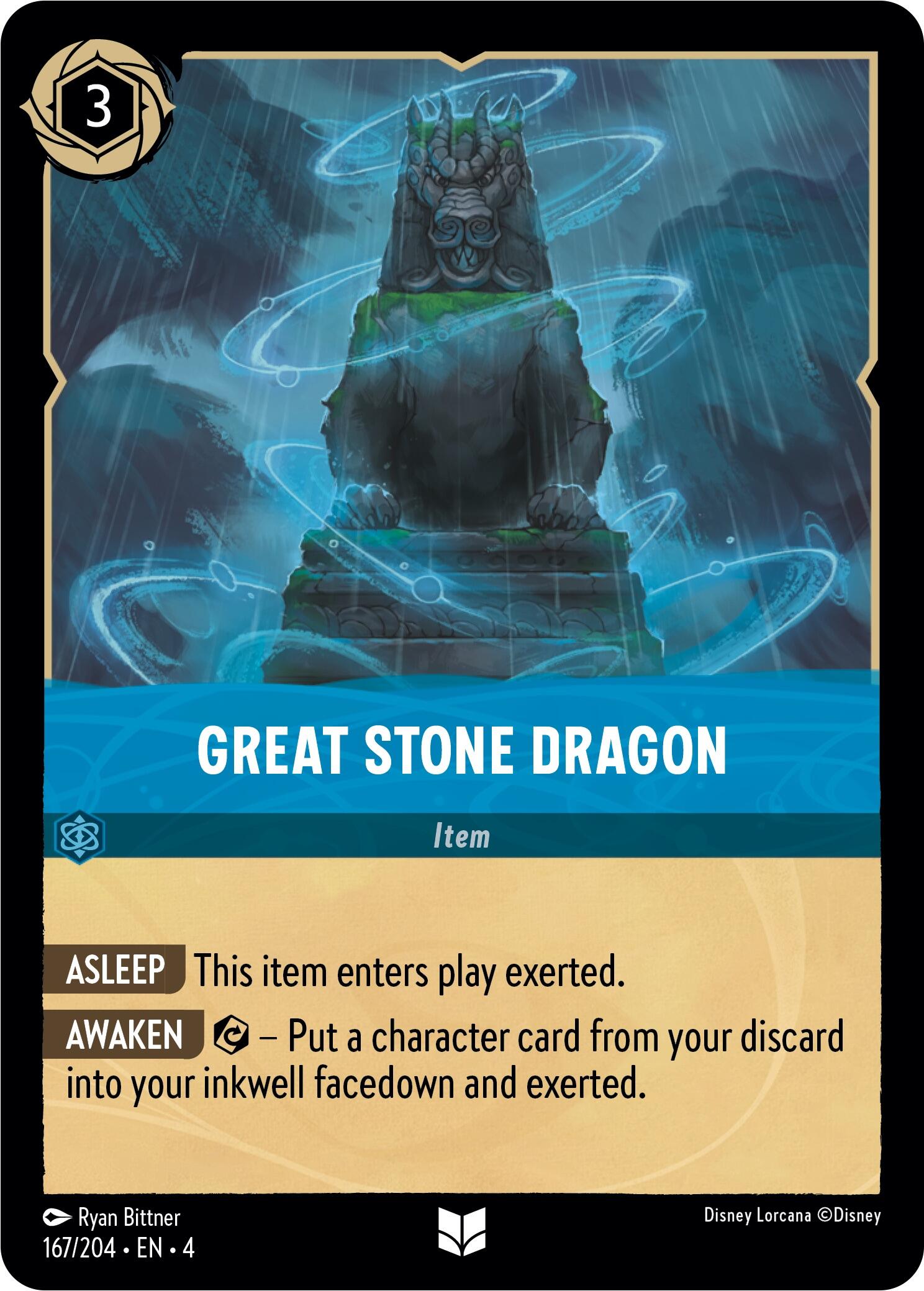 Image of Great Stone Dragon (167/204) [Ursula's Return]