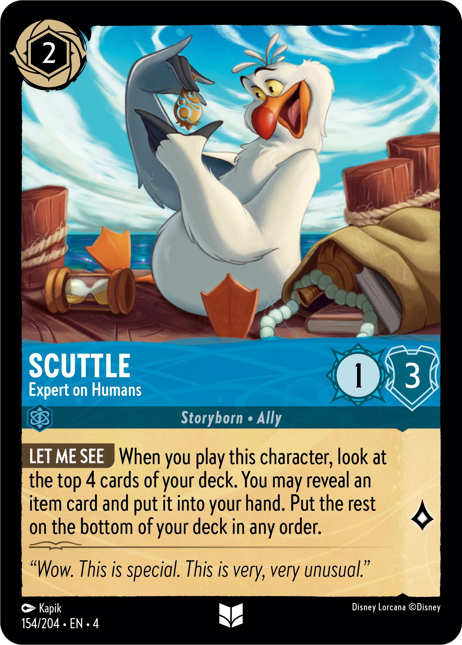 Image of Scuttle - Expert on Humans (154/204) [Ursula's Return]