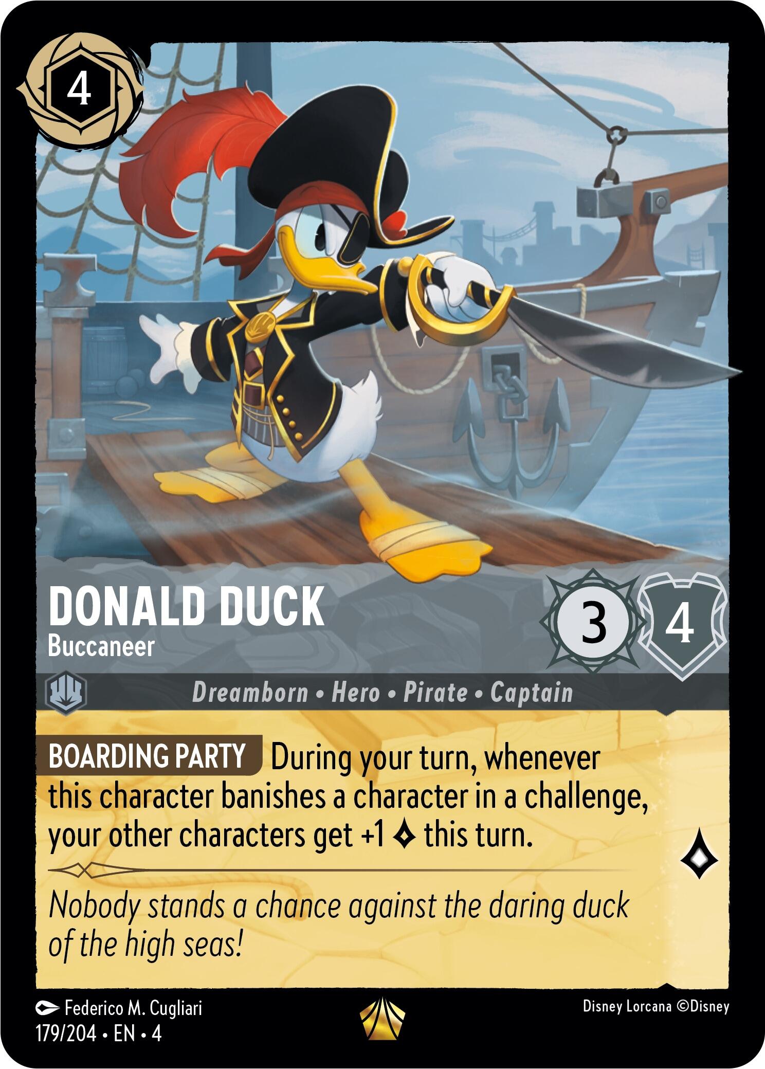 Image of Donald Duck - Buccaneer (179/204) [Ursula's Return]