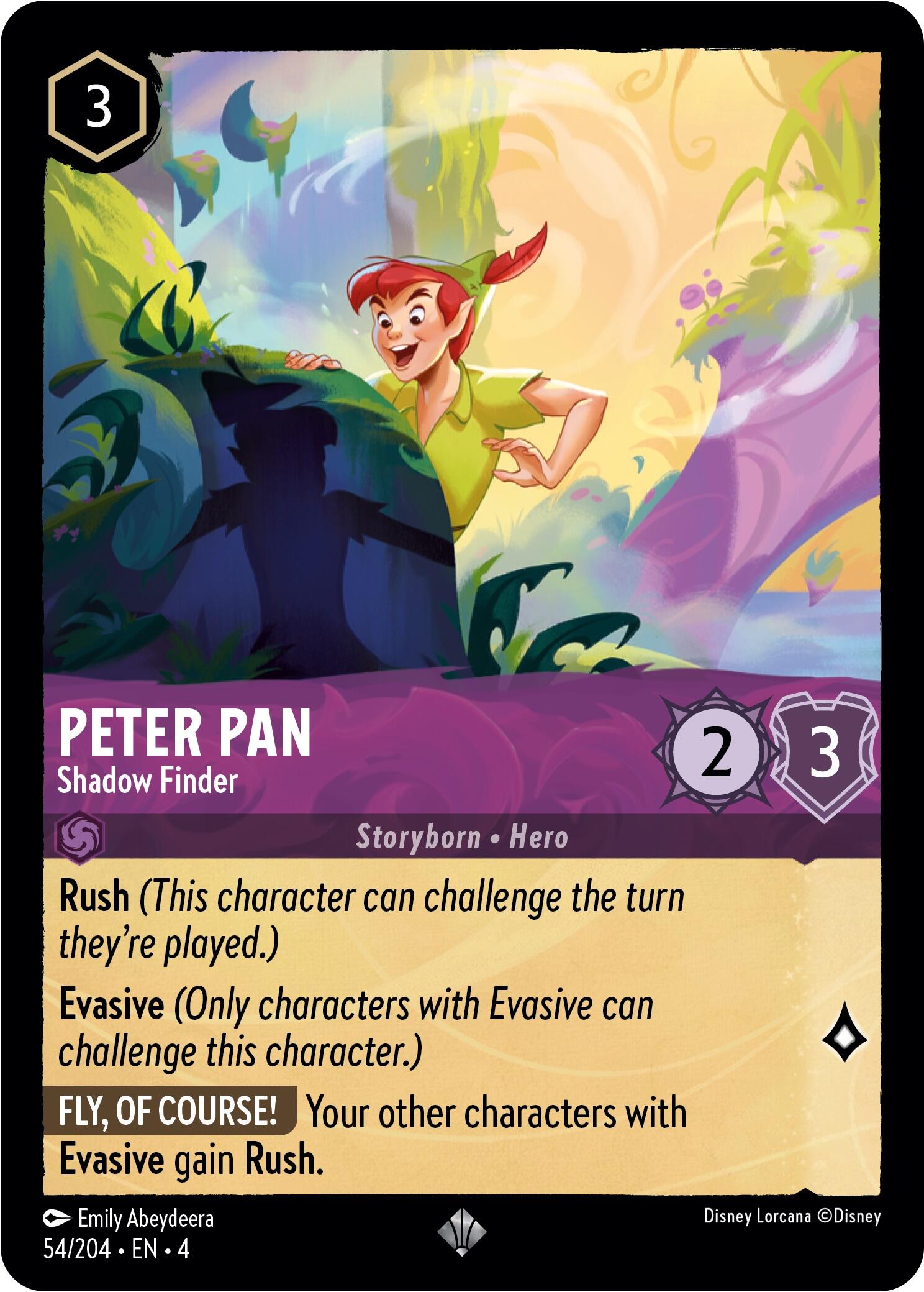 Image of Peter Pan - Shadow Finder (54/204) [Ursula's Return]