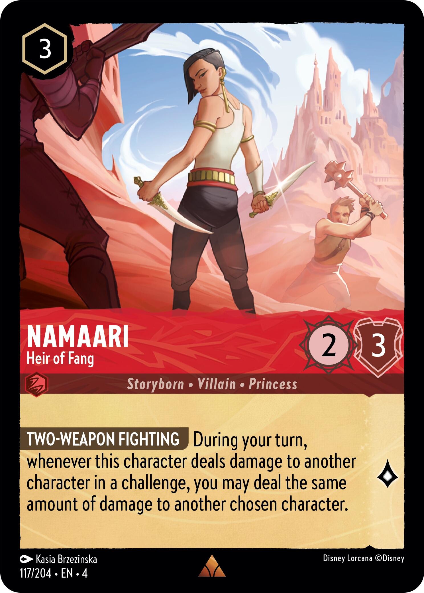 Image of Namaari - Heir of Fang (117/204) [Ursula's Return]