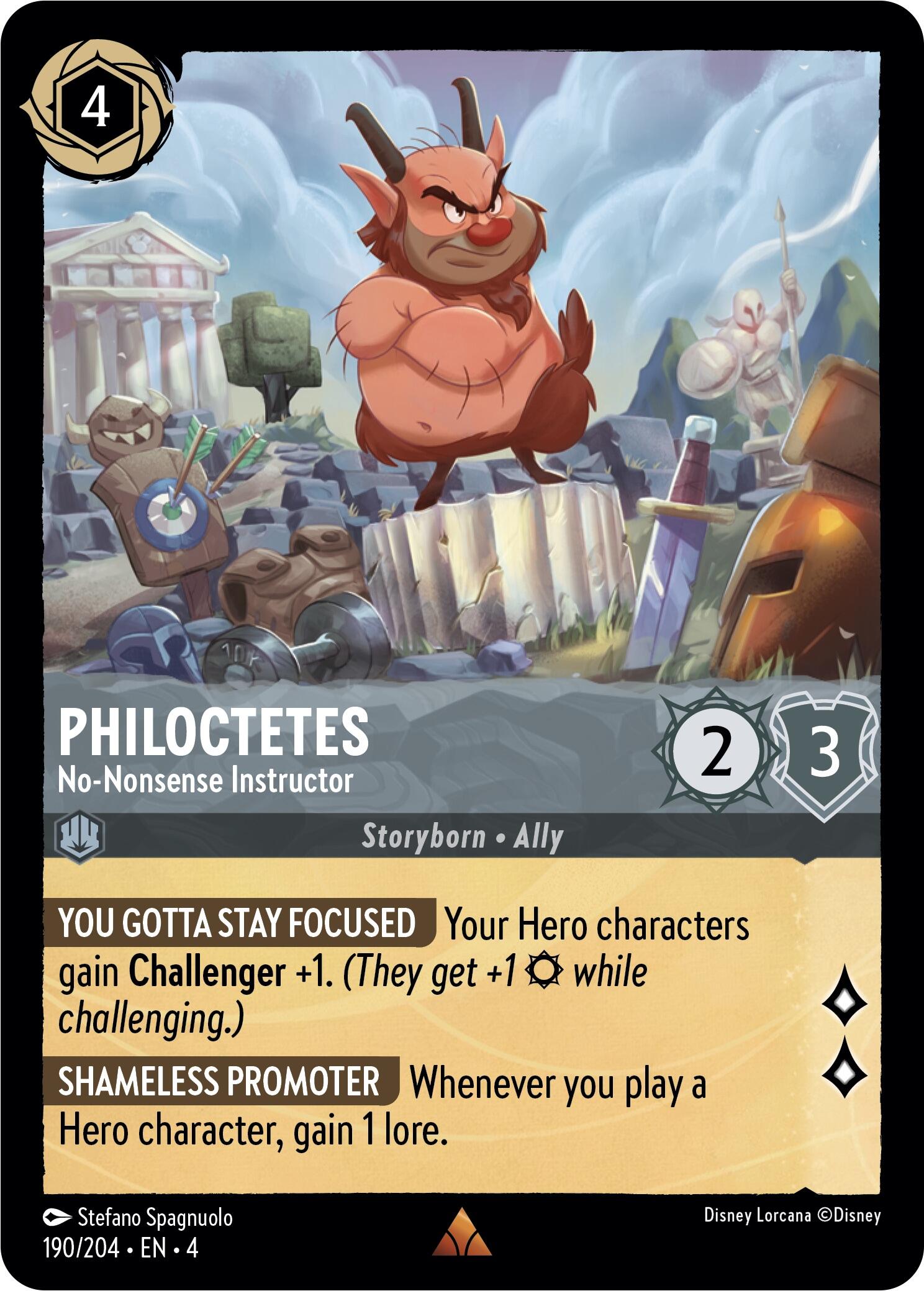 Image of Philoctetes - No-Nonsense Instructor (190/204) [Ursula's Return]