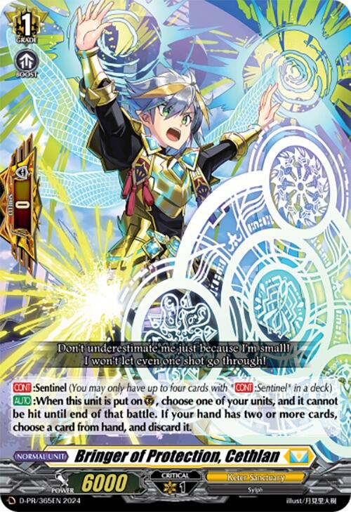 Image of Bringer of Protection, Cethlan (D-PR/365EN) [D Promo Cards]