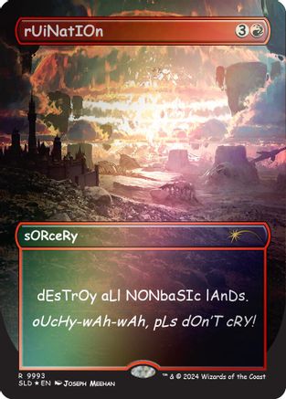 Image of rUiNatIOn (Rainbow Foil) [Secret Lair Drop Series]