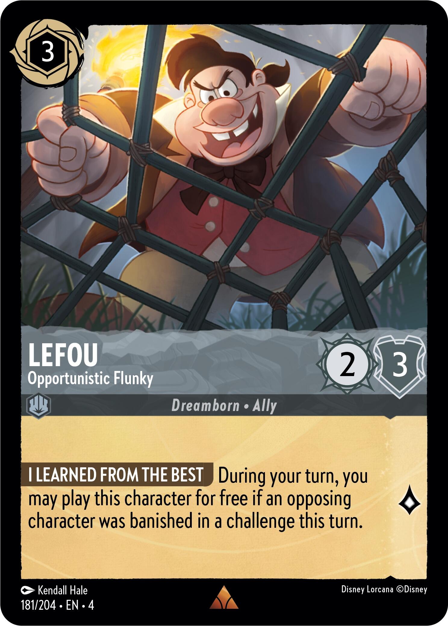 Image of LeFou - Opportunistic Flunky (181/204) [Ursula's Return]