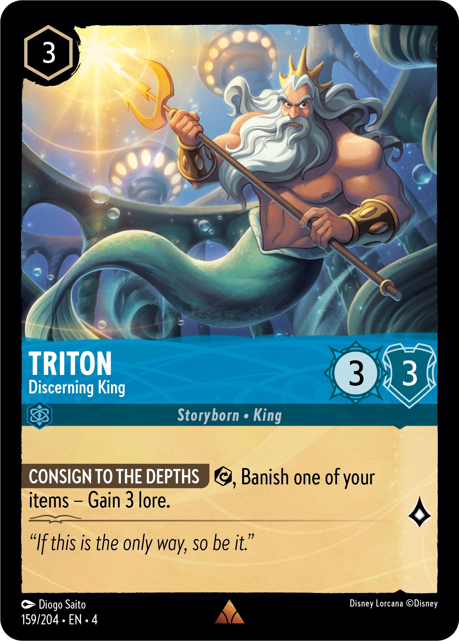Image of Triton - Discerning King (159/204) [Ursula's Return]
