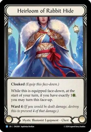 Image of Heirloom of Rabbit Hide [ENG004] (Part the Mistveil Enigma Blitz Deck)