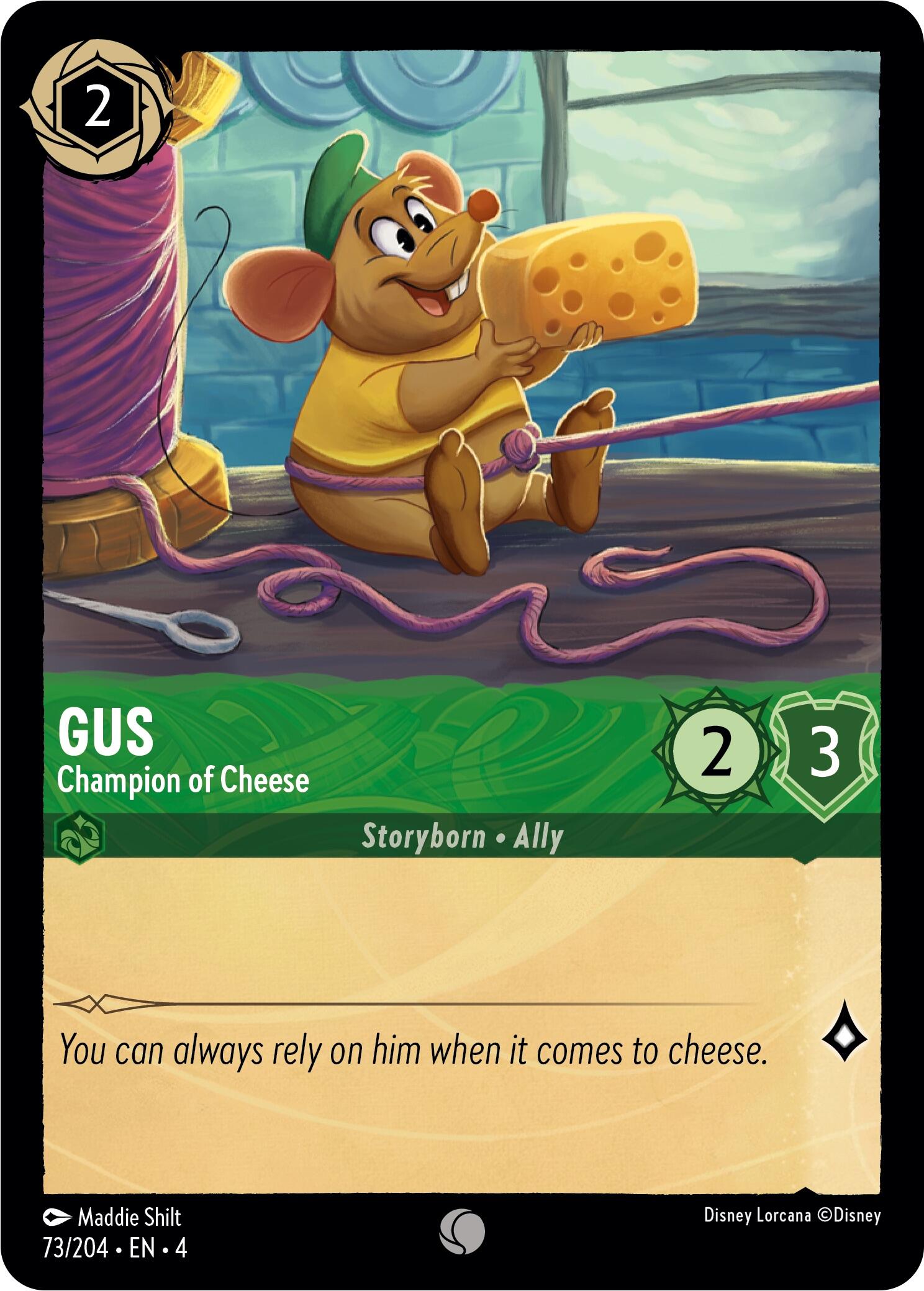 Image of Gus - Champion of Cheese (73/204) [Ursula's Return]