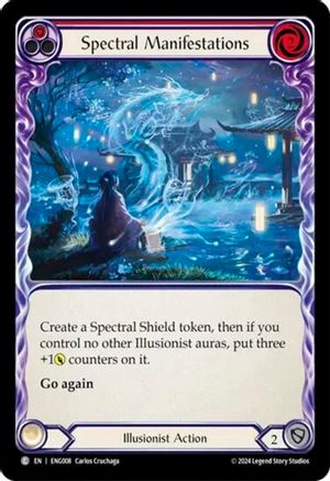 Image of Spectral Manifestations [ENG008] (Part the Mistveil Enigma Blitz Deck)