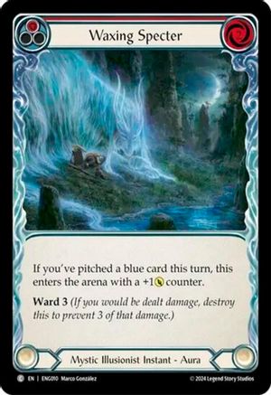 Image of Waxing Specter [ENG010] (Part the Mistveil Enigma Blitz Deck)