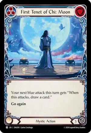 Image of First Tenet of Chi: Moon [ENG018] (Part the Mistveil Enigma Blitz Deck)