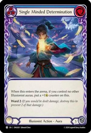 Image of Single Minded Determination [ENG020] (Part the Mistveil Enigma Blitz Deck)