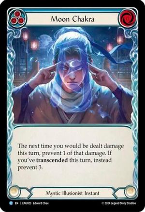 Image of Moon Chakra [ENG023] (Part the Mistveil Enigma Blitz Deck)