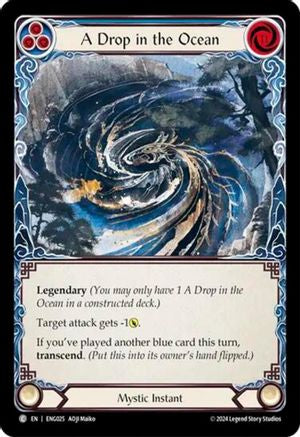 Image of A Drop in the Ocean [ENG025] (Part the Mistveil Enigma Blitz Deck)