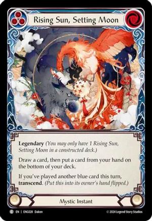 Image of Rising Sun, Setting Moon [ENG028] (Part the Mistveil Enigma Blitz Deck)