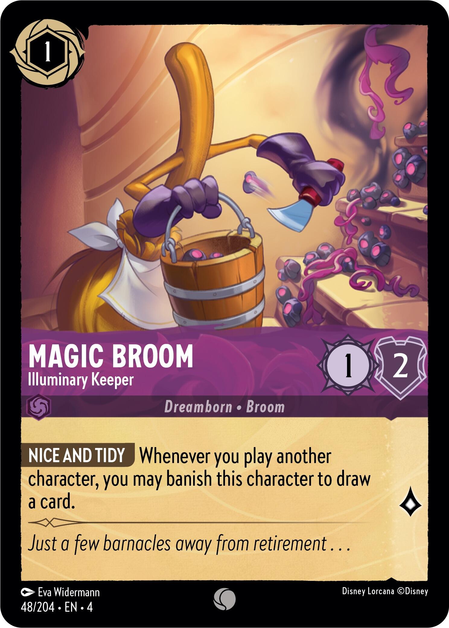 Image of Magic Broom - Illuminary Keeper (48/204) [Ursula's Return]