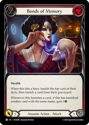 Image of Bonds of Memory (Red) [NUU008] (Part the Mistveil Nuu Blitz Deck)