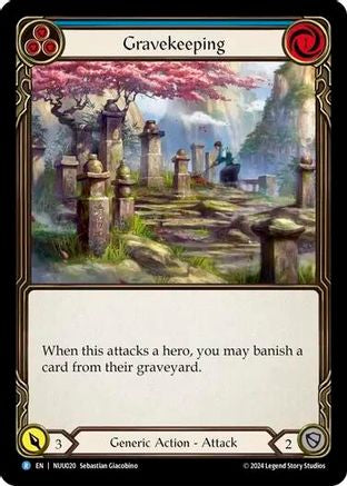 Image of Gravekeeping [NUU020] (Part the Mistveil Nuu Blitz Deck)