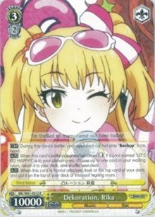 Image of Dekoration, Rika (IMC/W41-E012 R) [The iDOLM@STER Cinderella Girls]